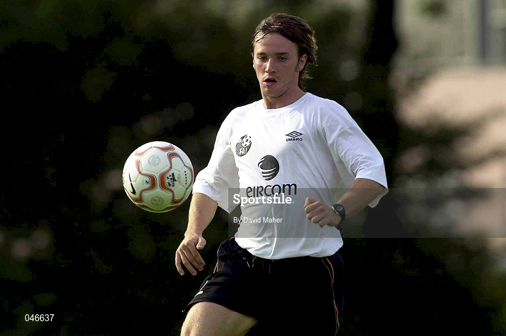 31 August 2000; David Connolly during Republic of Ireland Squad Training at the Sport Park Riekershaven in Amsterdam, Netherlands. Photo by David Maher/Sportsfile