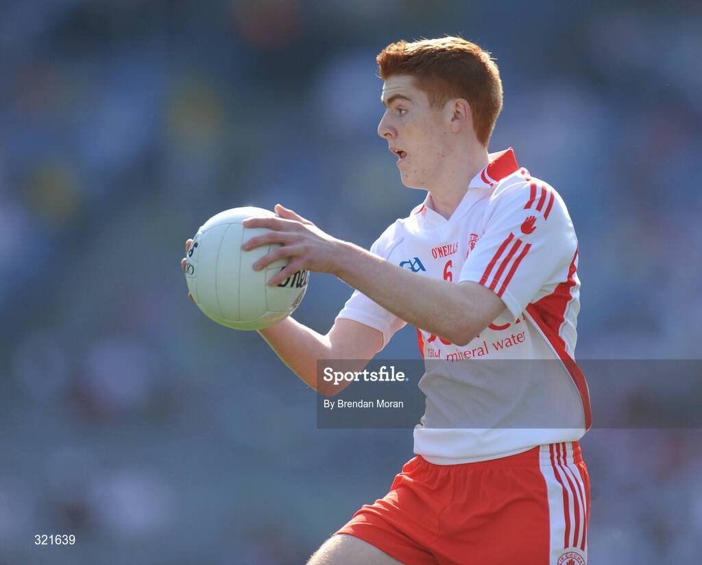 21 September 2008; Peter Harte, Tyrone. ESB GAA Football All-Ireland Minor Championship Final, Tyrone v Mayo, Croke Park, Dublin. Picture credit: Brendan Moran / SPORTSFILE