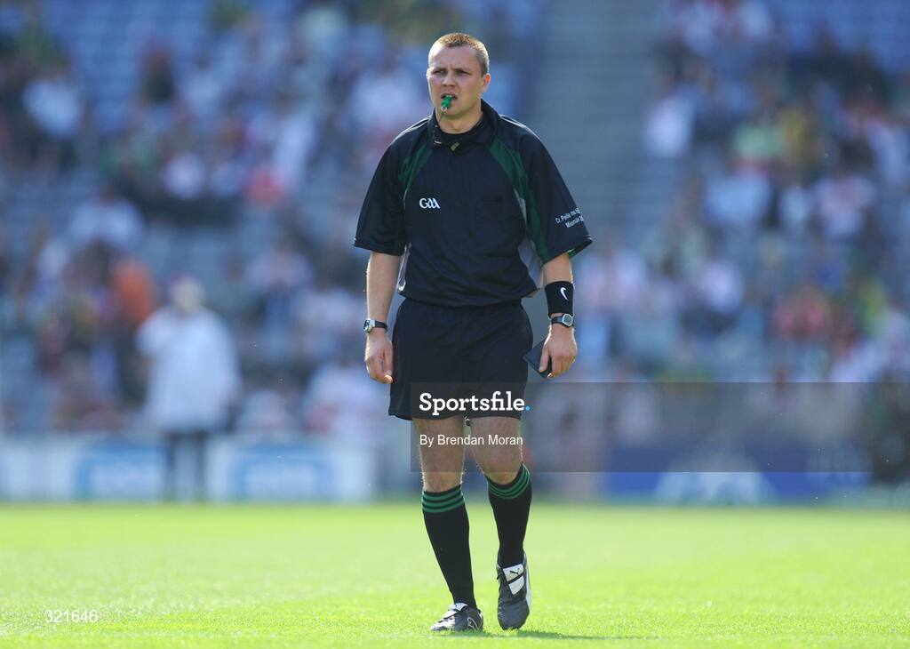 21 September 2008; Rory Hickey, Referee. ESB GAA Football All-Ireland Minor Championship Final, Tyrone v Mayo, Croke Park, Dublin. Picture credit: Brendan Moran / SPORTSFILE