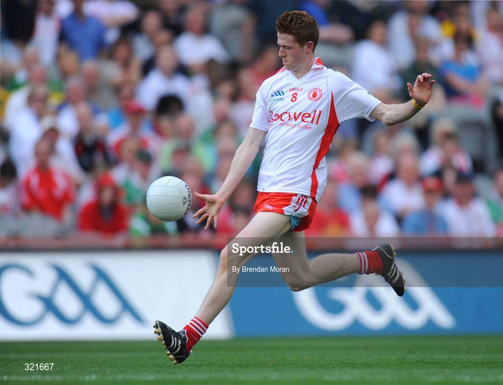 21 September 2008; Niall McKenna, Tyrone. ESB GAA Football All-Ireland Minor Championship Final, Tyrone v Mayo, Croke Park, Dublin. Picture credit: Brendan Moran / SPORTSFILE