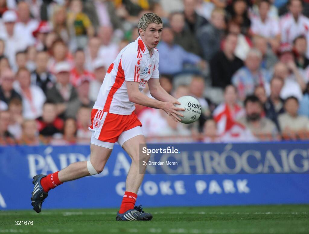 21 September 2008; Paddy McNiece, Tyrone. ESB GAA Football All-Ireland Minor Championship Final, Tyrone v Mayo, Croke Park, Dublin. Picture credit: Brendan Moran / SPORTSFILE