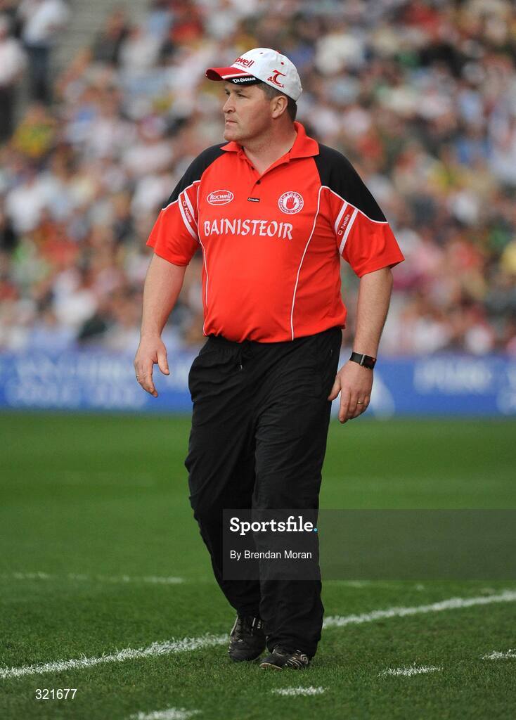 21 September 2008; Raymond Munroe, Tyrone manager. ESB GAA Football All-Ireland Minor Championship Final, Tyrone v Mayo, Croke Park, Dublin. Picture credit: Brendan Moran / SPORTSFILE