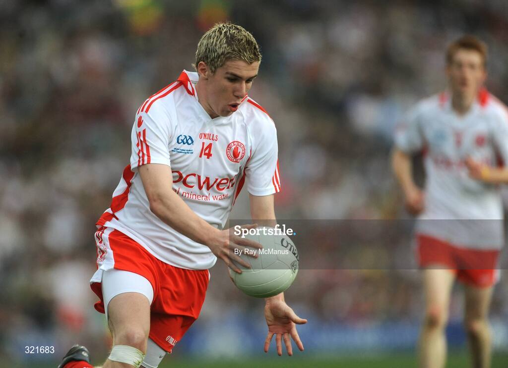21 September 2008; Paddy McNeice, Tyrone. ESB GAA Football All-Ireland Minor Championship Final, Tyrone v Mayo, Croke Park, Dublin. Picture credit: Ray McManus / SPORTSFILE