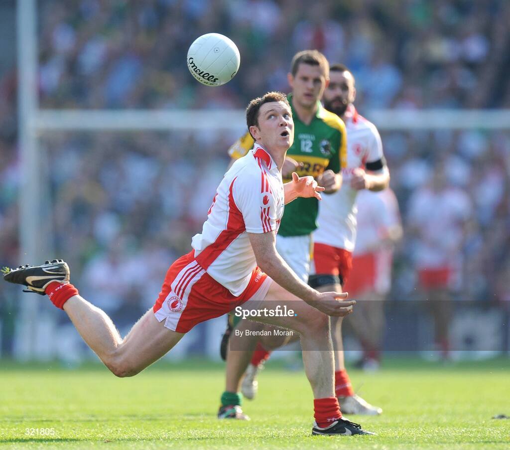 21 September 2008; Enda McGinley, Tyrone. GAA Football All-Ireland Senior Championship Final, Kerry v Tyrone, Croke Park, Dublin. Picture credit: Brendan Moran / SPORTSFILE