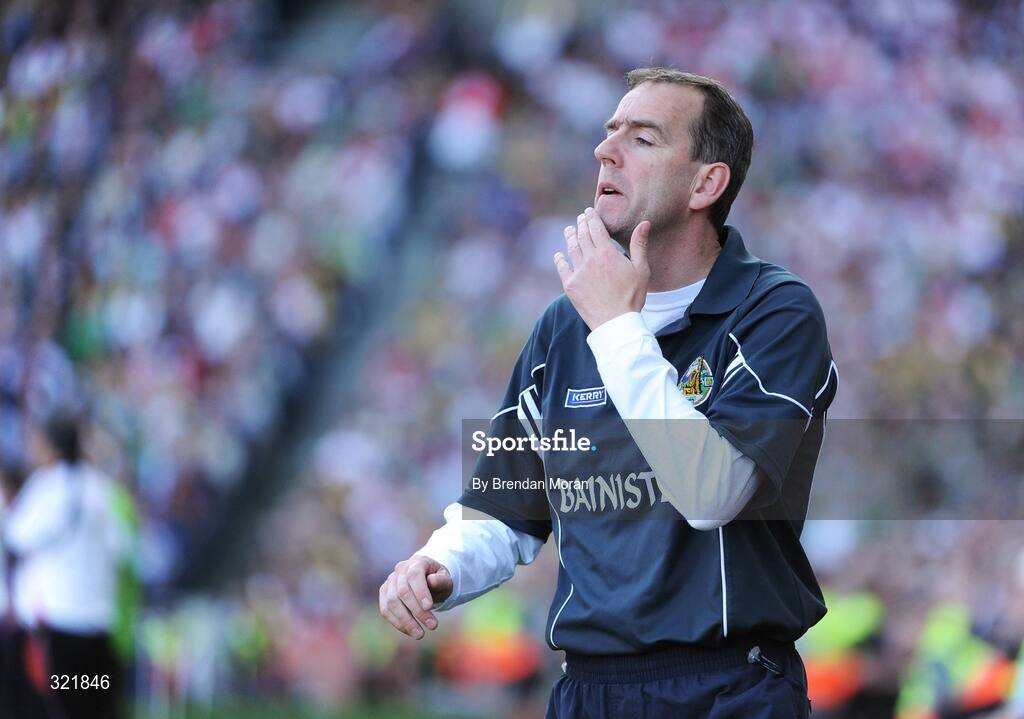 21 September 2008; Pat O'Shea, Kerry manager. GAA Football All-Ireland Senior Championship Final, Kerry v Tyrone, Croke Park, Dublin. Picture credit: Brendan Moran / SPORTSFILE