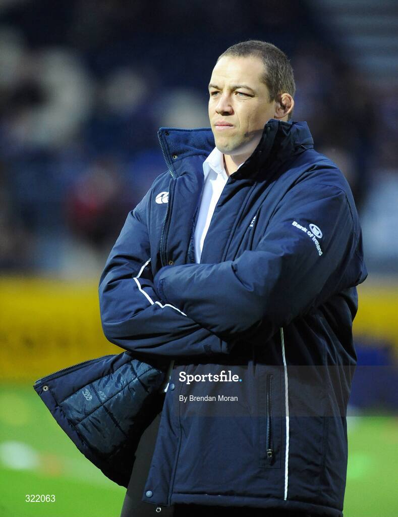 19 September 2008; Jonno Gibbes, Forwards coach, Leinster. Magners League, Leinster v Neath Swansea Ospreys, RDS, Dublin. Picture credit: Brendan Moran / SPORTSFILE