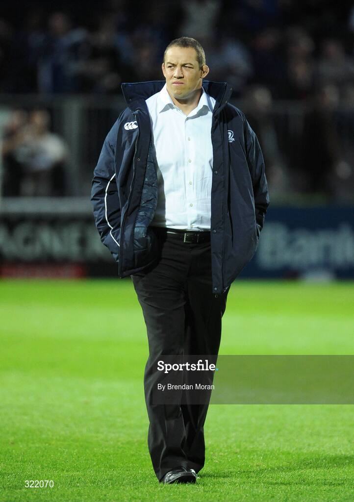19 September 2008; Jonno Gibbes, Forwards coach, Leinster. Magners League, Leinster v Neath Swansea Ospreys, RDS, Dublin. Picture credit: Brendan Moran / SPORTSFILE