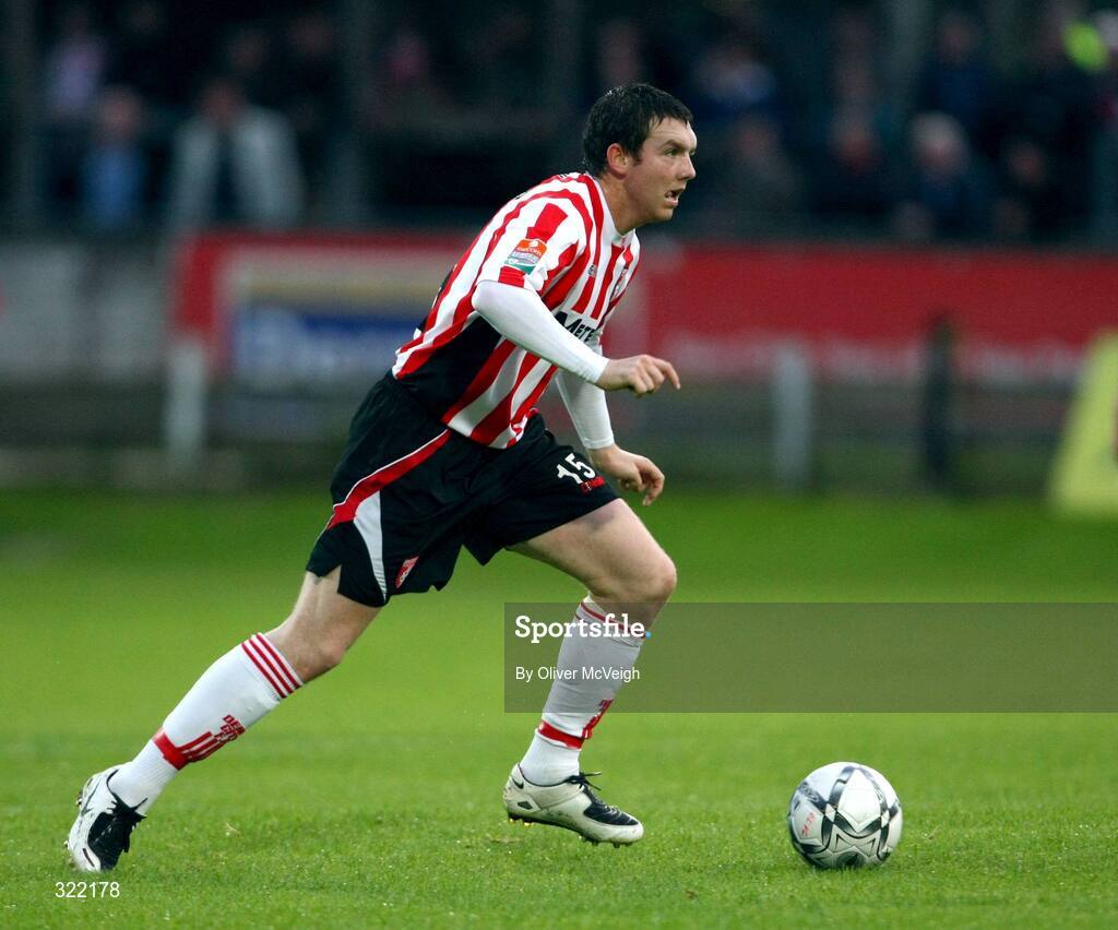 2 Septemeber 2008; Kevin Deery, Derry City. Setanta Cup, Derry City v Glentoran, Brandywell, Derry. Picture credit: Oliver McVeigh / SPORTSFILE