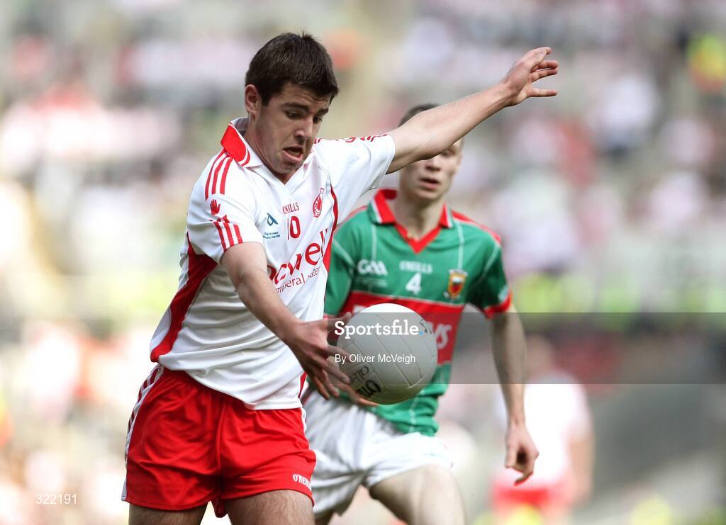 21 September 2008; Ciaran Gervin, Tyrone. ESB GAA Football All-Ireland Minor Championship Final, Tyrone v Mayo, Croke Park, Dublin. Picture credit: Oliver McVeigh / SPORTSFILE