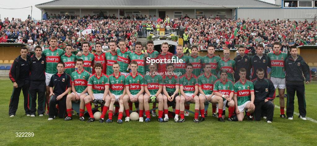 27 September 2008; The Mayo squad. ESB GAA Football All-Ireland Minor Championship Final Replay, Tyrone v Mayo, Pearse Park, Longford. Picture credit: Oliver McVeigh / SPORTSFILE