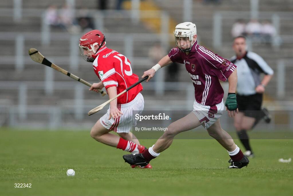 28 September 2008; Shay Casey, Loughgiel Shamrocks, in action against Aaron Graffin, Cushendalls Ruairi Og's. Antrim County Senior Hurling Final, Cushendalls Ruairi Og's v Loughgiel Shamrocks, Casement Park, Belfast, Co. Antrim. Picture credit: Oliver McVeigh / SPORTSFILE