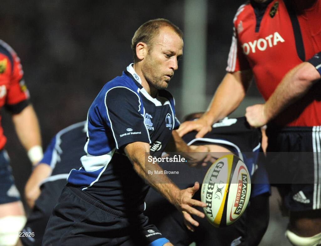 28 September 2008; Chris Whitaker, Leinster. Magners League, Leinster v Munster, RDS, Dublin. Picture credit: Matt Browne / SPORTSFILE