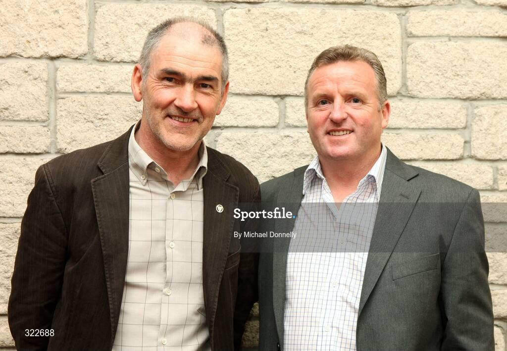 2 October 2008; Tyrone manager Mickey Harte and promoter Harry Hawkins at a press conference to announce the next Hunky Dorys Fight Night on November 15th. Brian Peters Promotions Press Conference, Breaffy House Resort, Castlebar, Co. Mayo. Picture credit: Michael Donnelly / SPORTSFILE