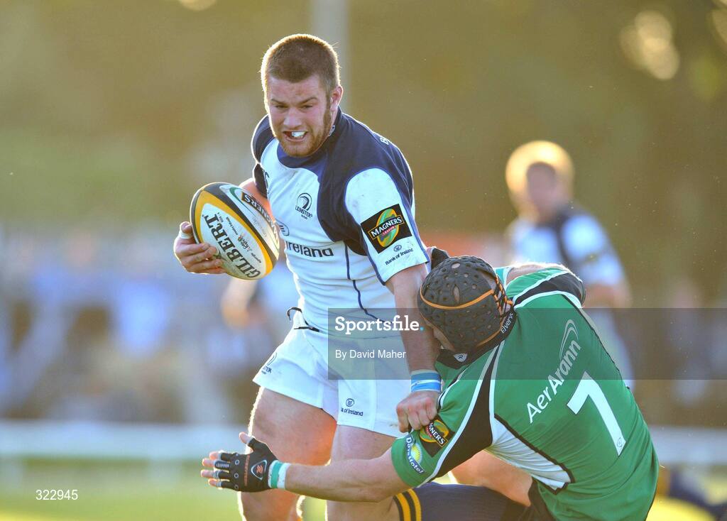 5 October 2008; Sean O'Brien, Leinster, in action against Johnny O'Connor, Connacht. Magners League, Connacht v Leinster, Sportsground, Galway. Picture credit: David Maher / SPORTSFILE