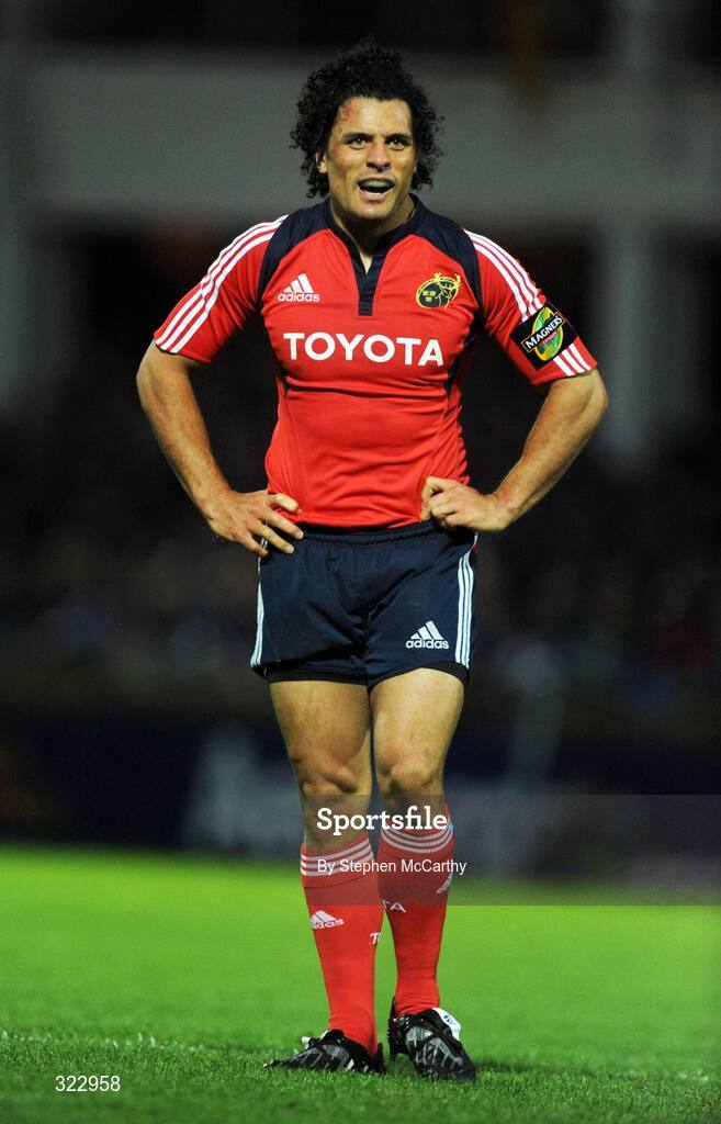 28 September 2008; Doug Howlett, Munster. Magners League, Leinster v Munster, RDS, Dublin. Picture credit: Stephen McCarthy / SPORTSFILE