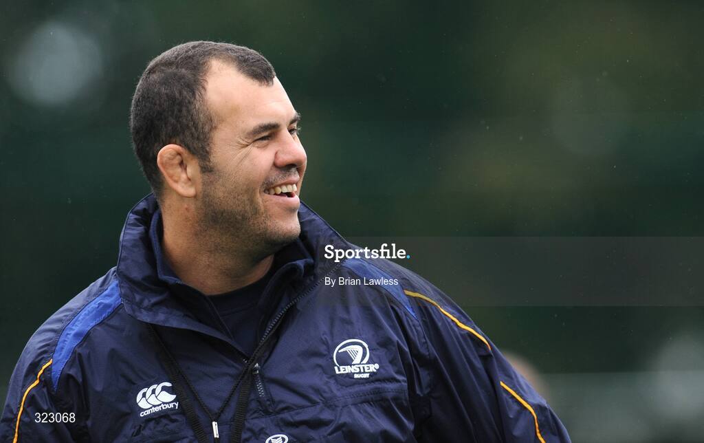 7 October 2008; Head coach Michael Cheika during a Leinster rugby squad training session. UCD, Dublin. Picture credit: Brian Lawless / SPORTSFILE
