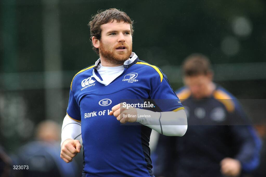 7 October 2008; Gordon D'Arcy during a Leinster rugby squad training session. UCD, Dublin. Picture credit: Brian Lawless / SPORTSFILE