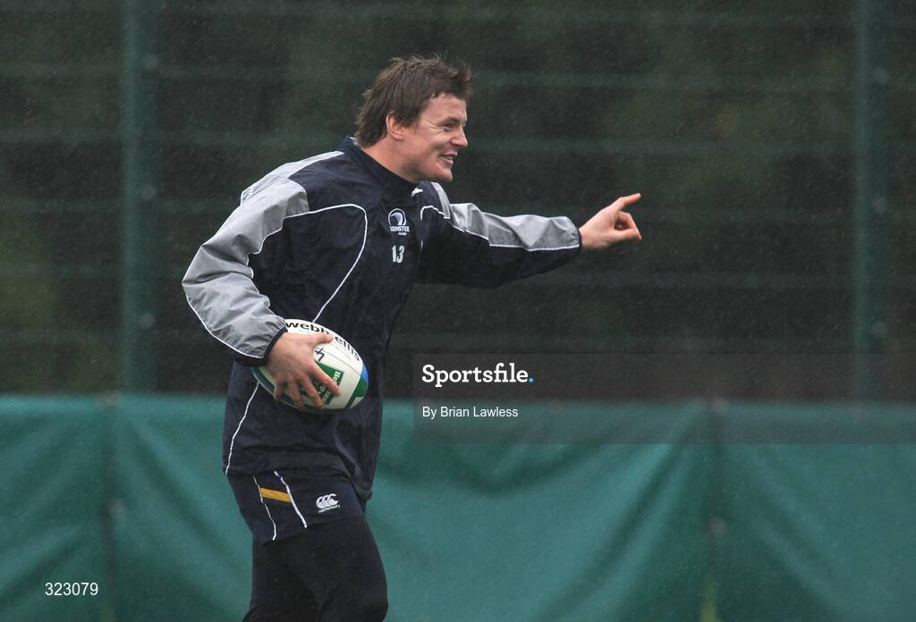7 October 2008; Brian O'Driscoll in action during a Leinster rugby squad training session. UCD, Dublin. Picture credit: Brian Lawless / SPORTSFILE