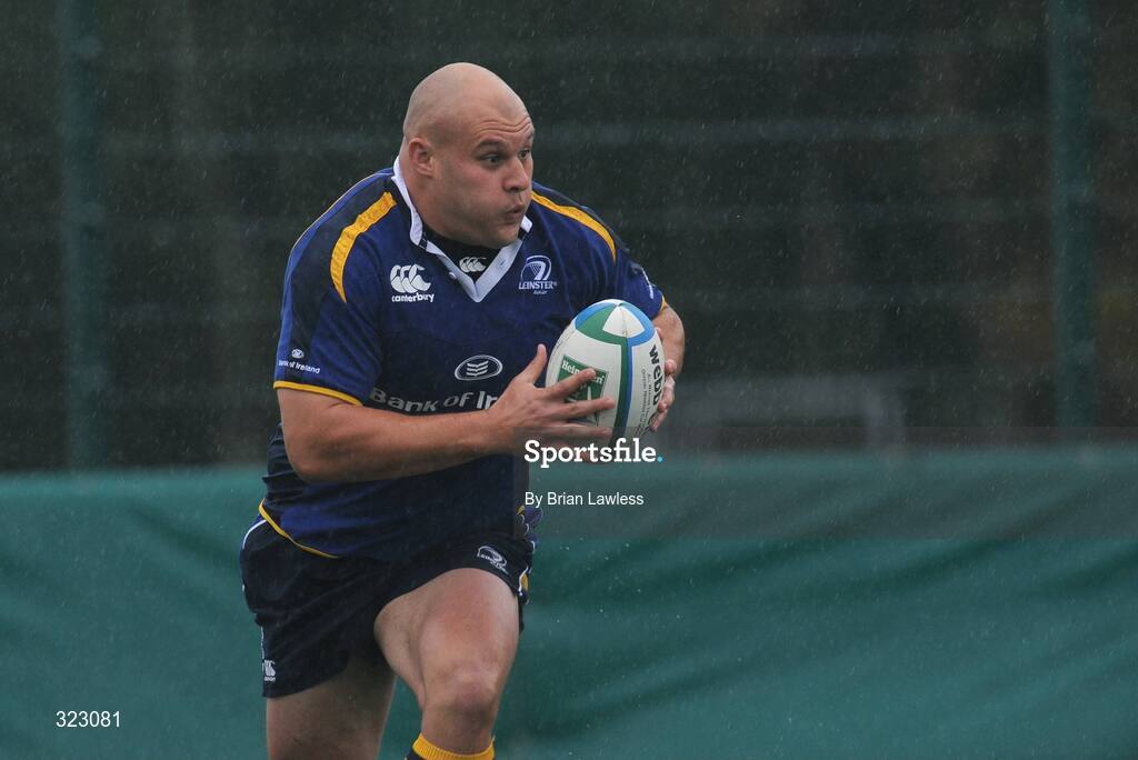 7 October 2008; CJ Van Der Linde in action during a Leinster rugby squad training session. UCD, Dublin. Picture credit: Brian Lawless / SPORTSFILE