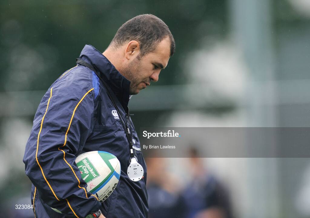 7 October 2008; Head coach Michael Cheika during a Leinster rugby squad training session. UCD, Dublin. Picture credit: Brian Lawless / SPORTSFILE