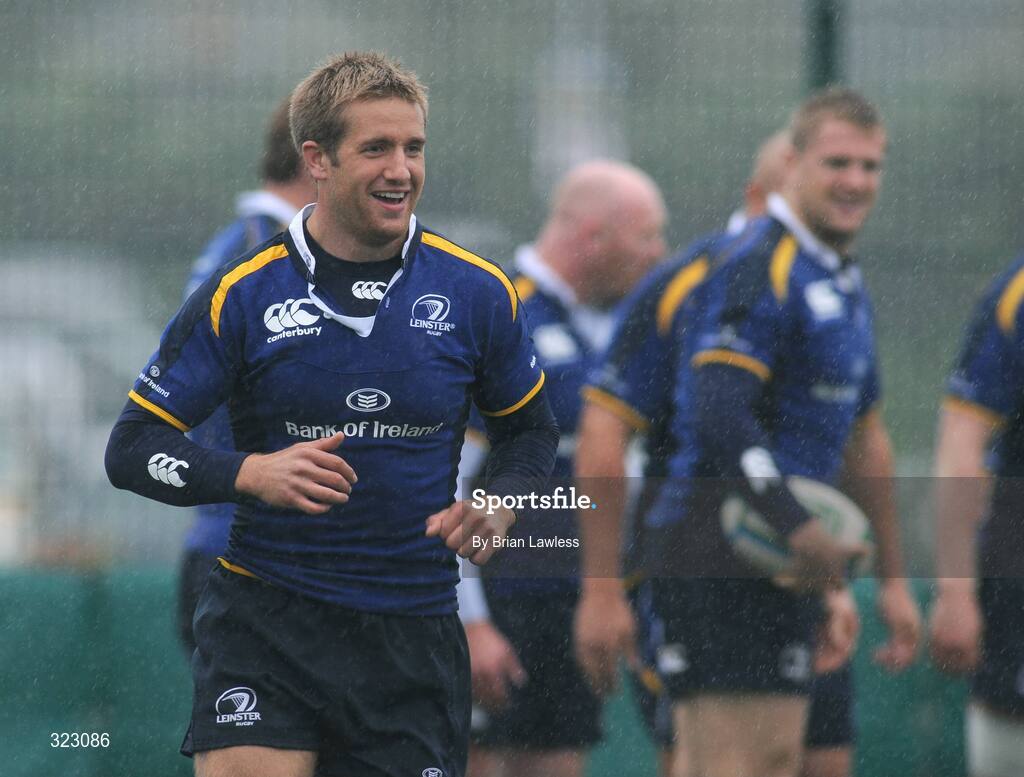 7 October 2008; Luke Fitzgerald during a Leinster rugby squad training session. UCD, Dublin. Picture credit: Brian Lawless / SPORTSFILE