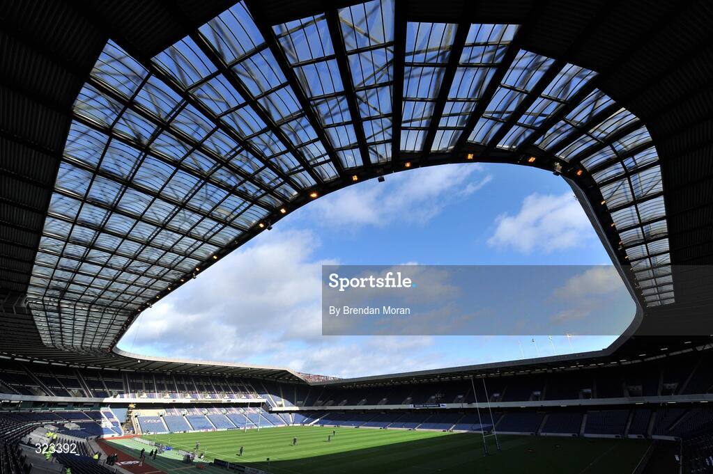 11 October 2008; A general view of Murrayfield Stadium, Edinburgh. Heineken Cup, Pool 2, Round 1, Edinburgh v Leinster, Murrayfield, Edinburgh, Scotland. Picture credit: Brendan Moran / SPORTSFILE