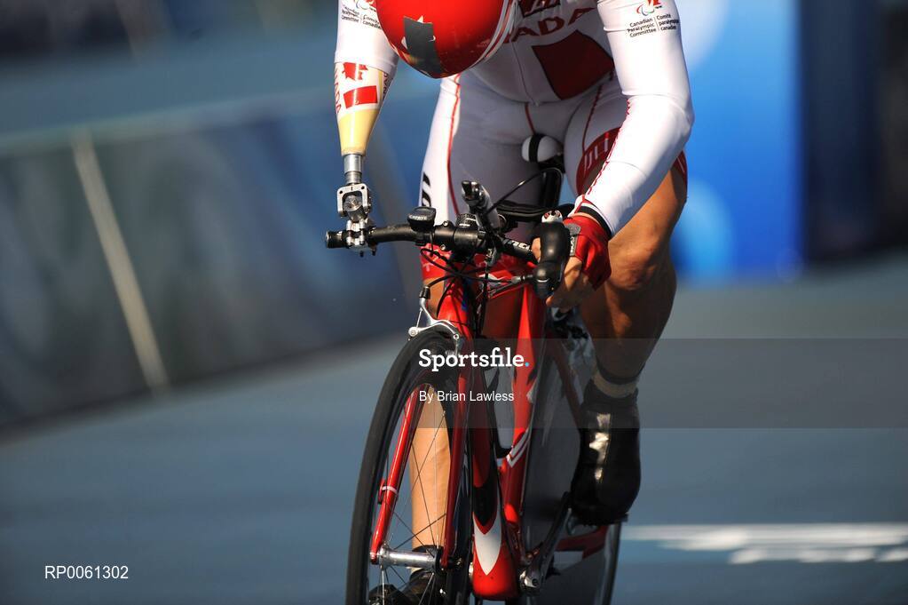 12 September 2008; A general view of cycling. Beijing Paralympic Games 2008, Men's Individual Time Trial Final, Road Cycling Course, Ming Tombs Reservoir, Beijing, China. Picture credit: Brian Lawless / SPORTSFILE