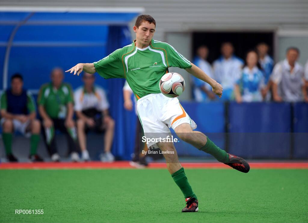 8 September 2008; Ireland's Joe Markey. Beijing Paralympic Games 2008, Ireland v Iran, 7-A-Side Soccer, First Round, Group B, Olympic Green Hockey Field A, Beijing, China. Picture credit: Brian Lawless / SPORTSFILE