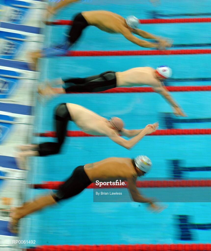 13 September 2008; A general view during the swimming. Beijing Paralympic Games 2008, National Aquatic Centre, Olympic Green, Beijing, China. Picture credit: Brian Lawless / SPORTSFILE