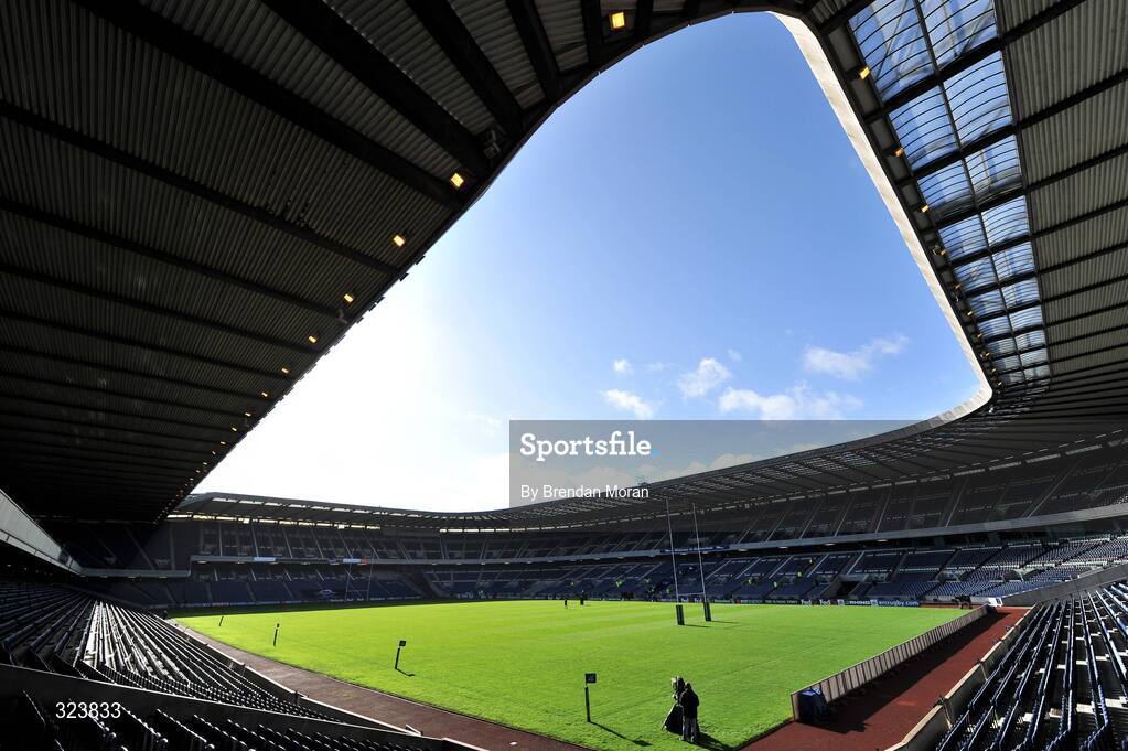 11 October 2008; A general view of Murrayfield Stadium. Heineken Cup, Pool 2, Round 1, Edinburgh v Leinster, Murrayfield, Edinburgh, Scotland. Picture credit: Brendan Moran / SPORTSFILE