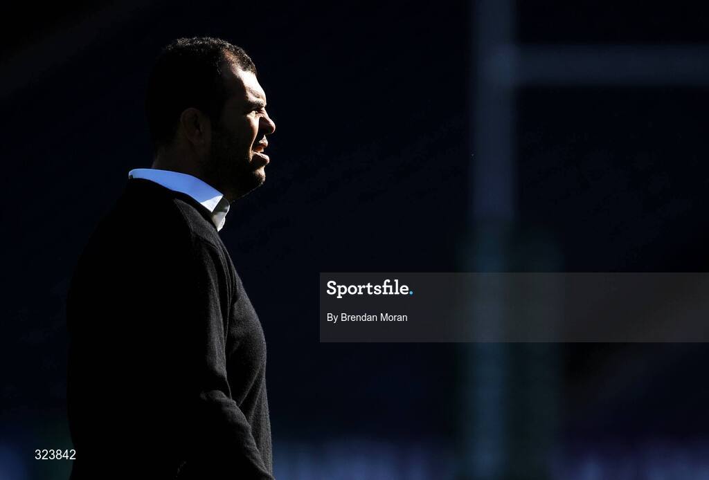 11 October 2008; Michael Chieka, Leinster head coach. Heineken Cup, Pool 2, Round 1, Edinburgh v Leinster, Murrayfield, Edinburgh, Scotland. Picture credit: Brendan Moran / SPORTSFILE