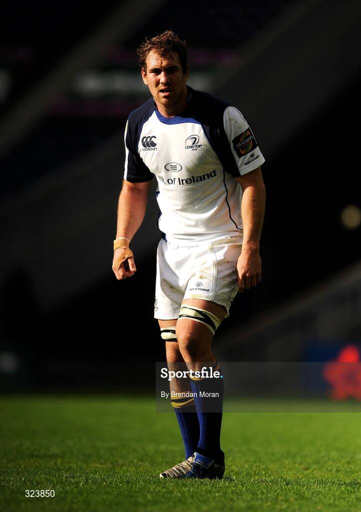 11 October 2008; Rocky Elsom, Leinster. Heineken Cup, Pool 2, Round 1, Edinburgh v Leinster, Murrayfield, Edinburgh, Scotland. Picture credit: Brendan Moran / SPORTSFILE