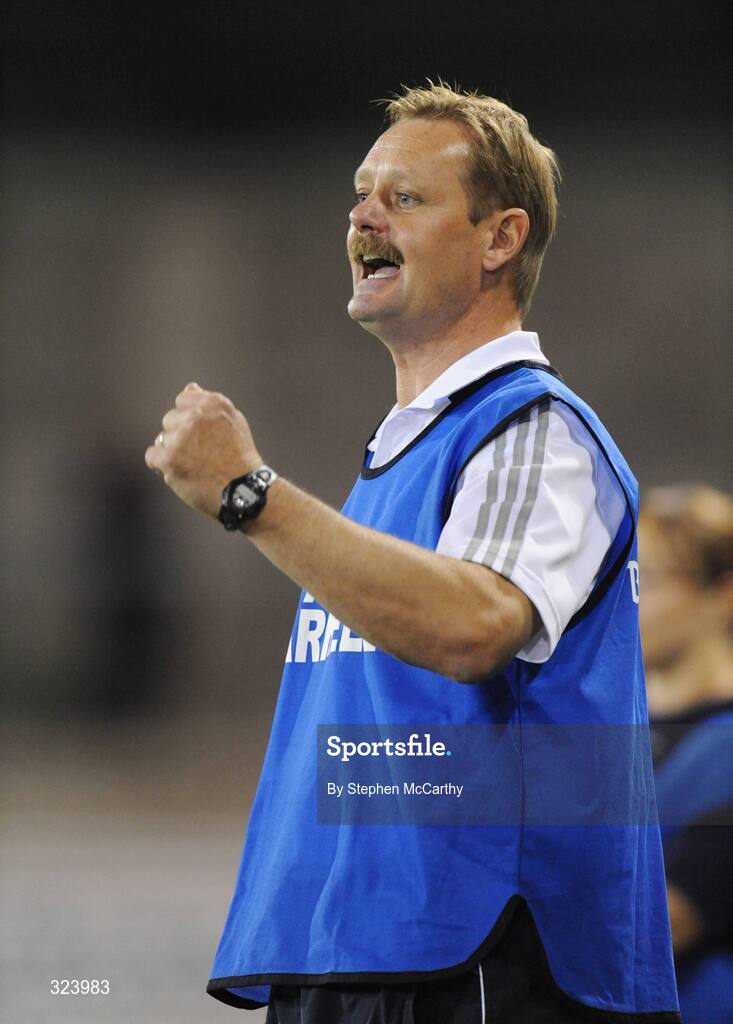 13 October 2008; Ballymun Kickhams manager Declan Sheehan. Dublin Senior Football Semi-Final, Ballymun Kickhams v Oliver Plunketts/Eoghan Ruadh, Parnell Park, Dublin. Picture credit: Stephen McCarthy / SPORTSFILE