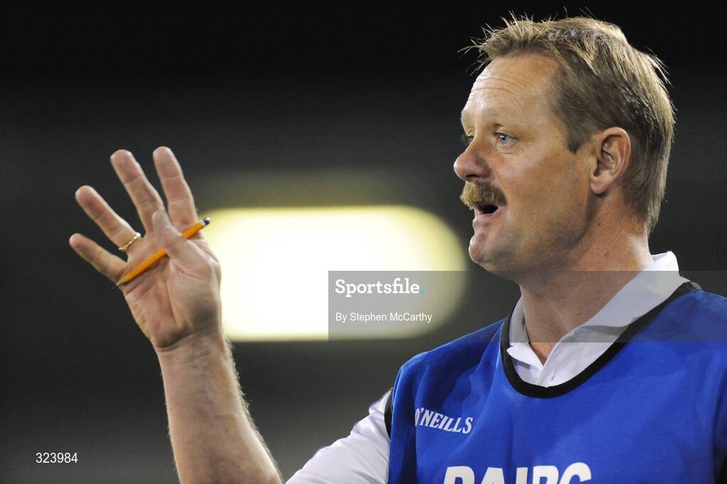 13 October 2008; Ballymun Kickhams manager Declan Sheehan. Dublin Senior Football Semi-Final, Ballymun Kickhams v Oliver Plunketts/Eoghan Ruadh, Parnell Park, Dublin. Picture credit: Stephen McCarthy / SPORTSFILE