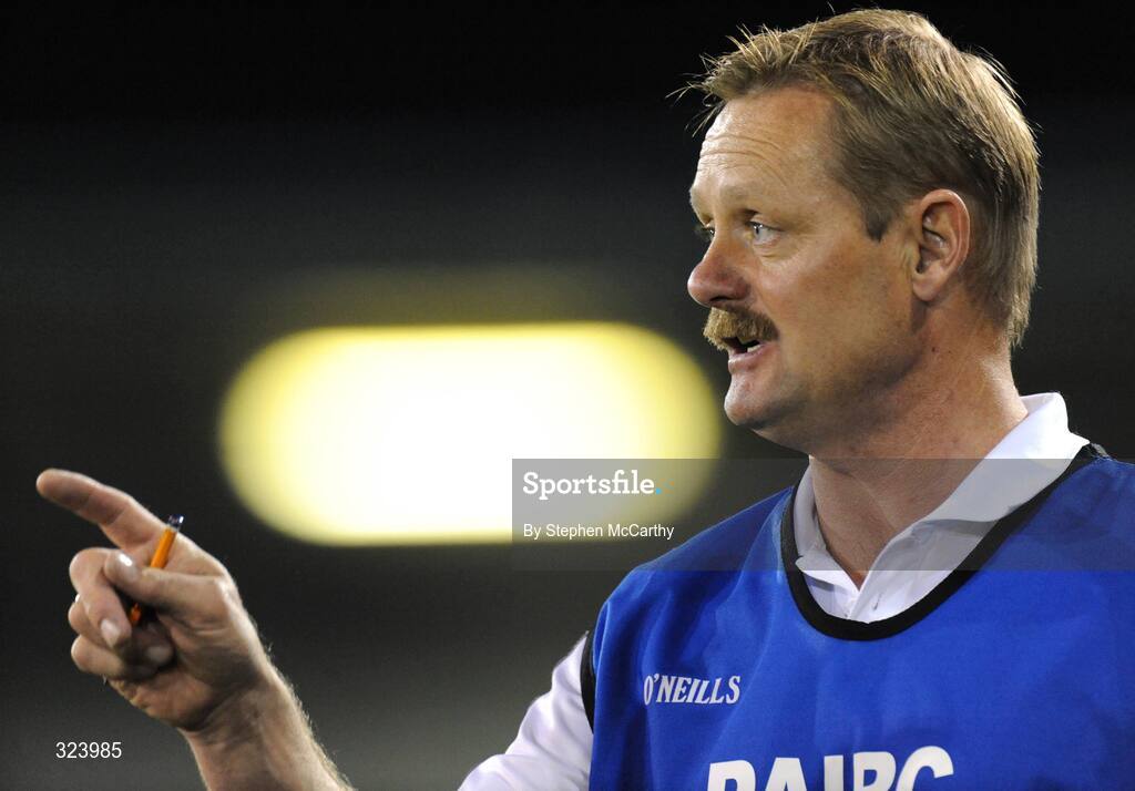 13 October 2008; Ballymun Kickhams manager Declan Sheehan. Dublin Senior Football Semi-Final, Ballymun Kickhams v Oliver Plunketts/Eoghan Ruadh, Parnell Park, Dublin. Picture credit: Stephen McCarthy / SPORTSFILE