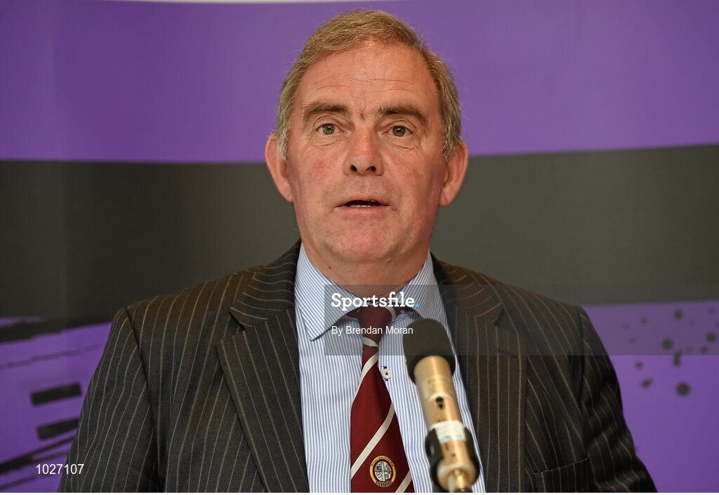 14 July 2015; In attendance at the launch of the GAA Hurling All-Ireland Senior Championship Series 2015 is Eddie Holohan, Chairman, Dicksboro GAA club. Dicksboro GAA Club, Kilkenny. Picture credit: Brendan Moran / SPORTSFILE