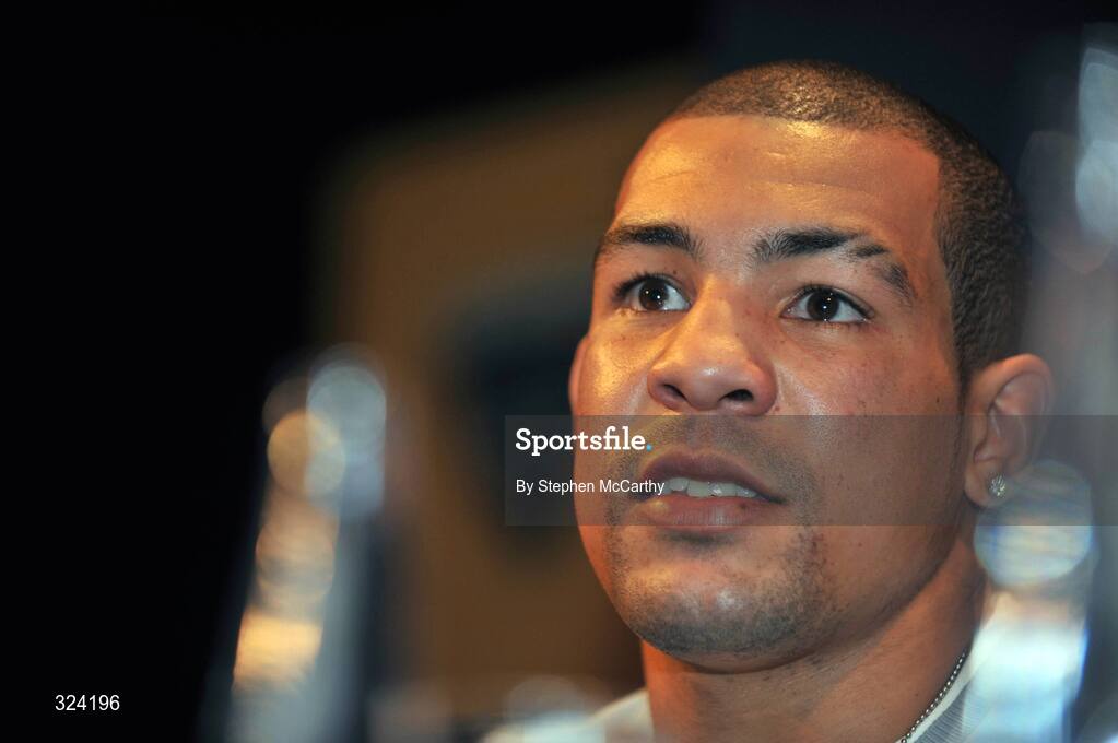 16 October 2008; Boxer Darren Sutherland at a press conference to announce details of his three-year contract with boxing promoter Frank Maloney and his professional debut in Dublin on Decemeber 18th. The Helix, Dublin City University, Dublin. Picture credit: Stephen McCarthy / SPORTSFILE