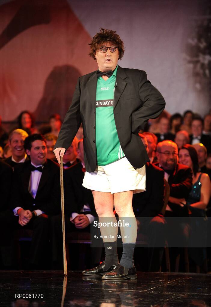 17 October 2008; Comedian Jon Kenny during the GAA All-Stars Awards 2008 Sponsored by Vodafone. Citywest Hotel, Conference, Leisure & Golf Resort, Dublin. Picture credit: Brendan Moran / SPORTSFILE