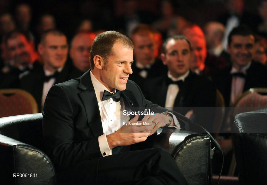 17 October 2008; Former Derry footballer and RTE Pundit Anthony Tohill during the 2008 GAA All-Stars sponsored by Vodafone. Citywest Hotel, Conference, Leisure & Golf Resort, Dublin. Picture credit: Brendan Moran / SPORTSFILE
