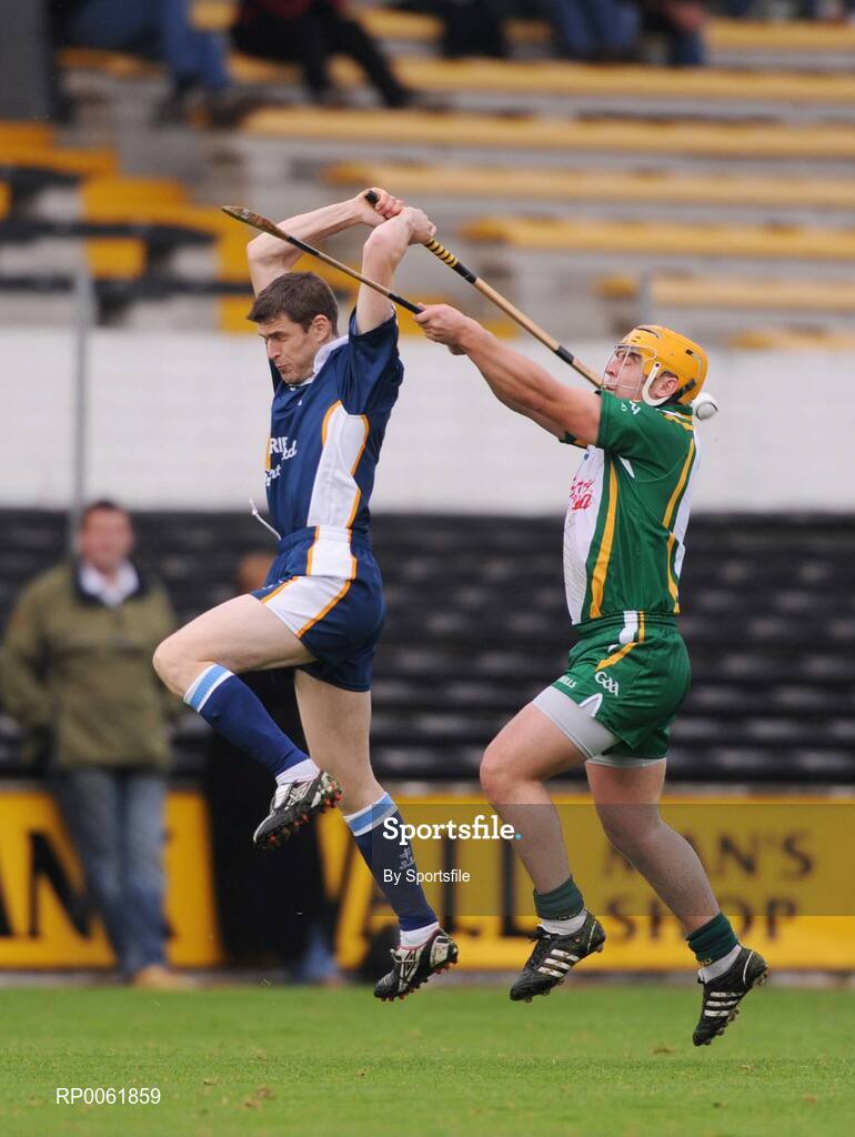 18 October 2008; Ruaridh Graham, Scotland, in action against Shane Kavanagh, Ireland. Senior Men's Shinty International, Ireland v Scotland, Nowlan Park, Kilkenny. Photo by Sportsfile