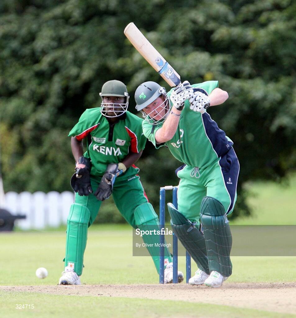 24 August 2008; Andrew Poynter, Ireland. One Day International, Ireland v Kenya, Stormont, Belfast. Picture credit: Oliver McVeigh / SPORTSFILE