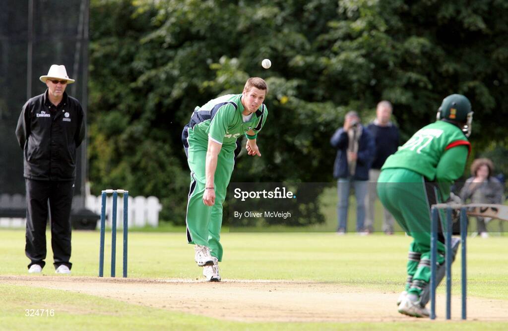 24 August 2008; Boyd Rankin, Ireland. One Day International, Ireland v Kenya, Stormont, Belfast. Picture credit: Oliver McVeigh / SPORTSFILE