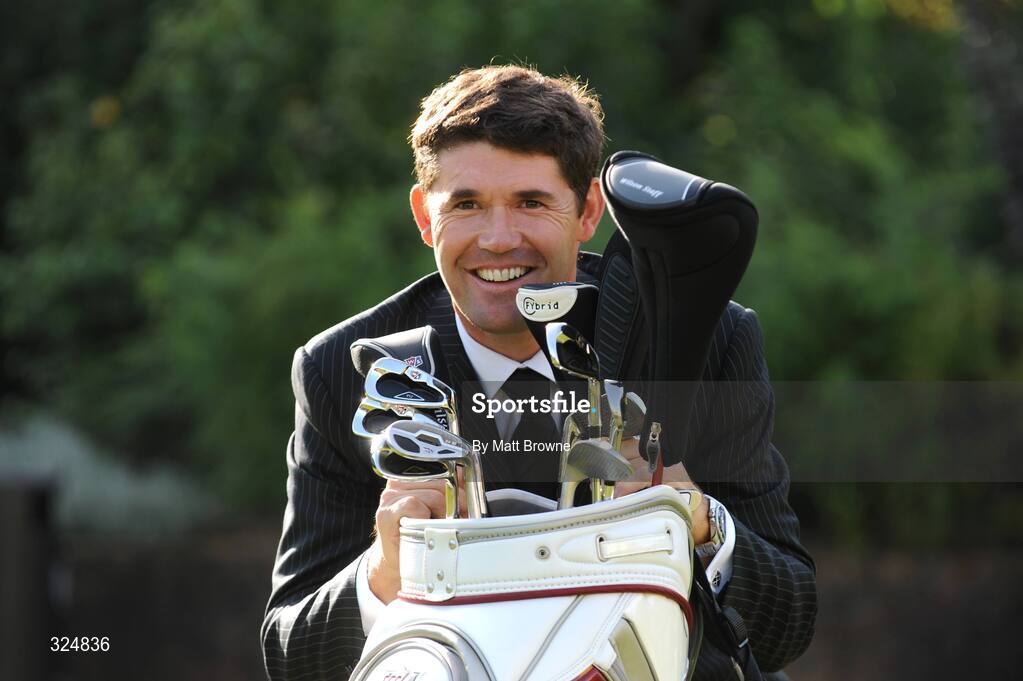 22 October 2008; Padraig Harrington at the Wilson Golf photocall. The Coach House, Dublin Castle, Dublin. Picture credit: Matt Browne / SPORTSFILE
