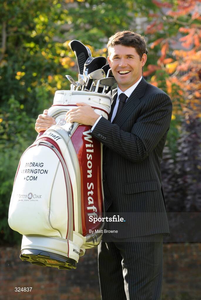 22 October 2008; Padraig Harrington at the Wilson Golf photocall. The Coach House, Dublin Castle, Dublin. Picture credit: Matt Browne / SPORTSFILE