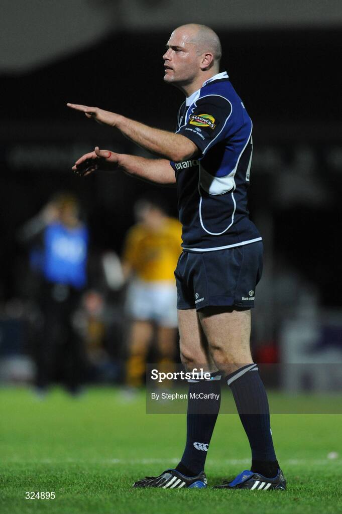 18 October 2008; Felipe Contepomi, Leinster. Heineken Cup, Pool 2 Round 2, Leinster v London Wasps, RDS, Dublin. Picture credit: Stephen McCarthy / SPORTSFILE