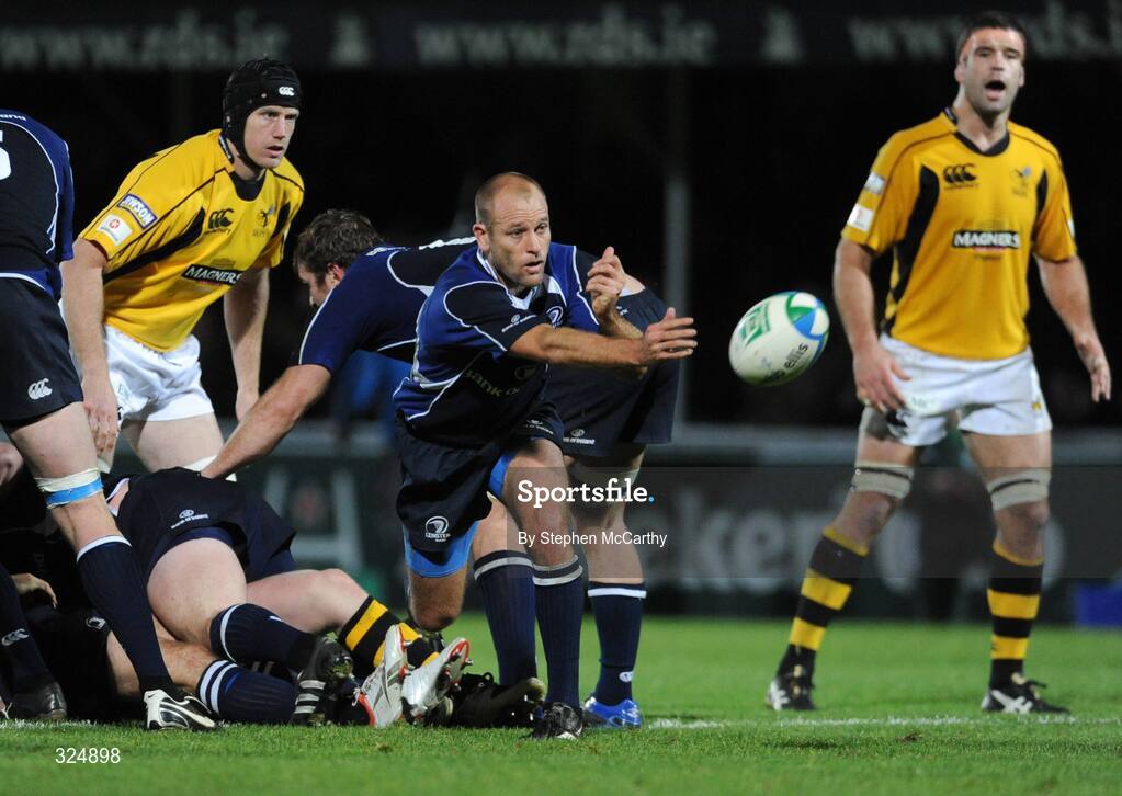 18 October 2008; Chris Whitaker, Leinster. Heineken Cup, Pool 2 Round 2, Leinster v London Wasps, RDS, Dublin. Picture credit: Stephen McCarthy / SPORTSFILE