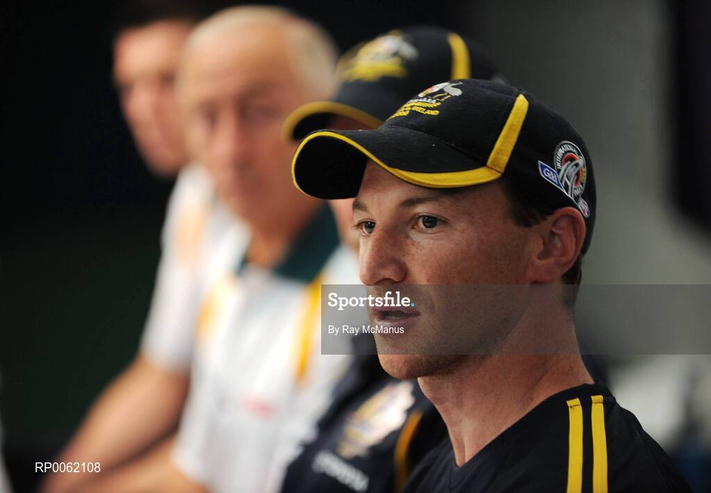 23 October 2008; Australian captain Brent Harvey at a press conference in advance of the Australia v Ireland International Rules game. 2008 International Rules tour, Subacio Oval, Perth, Australia. Picture credit: Ray McManus / SPORTSFILE