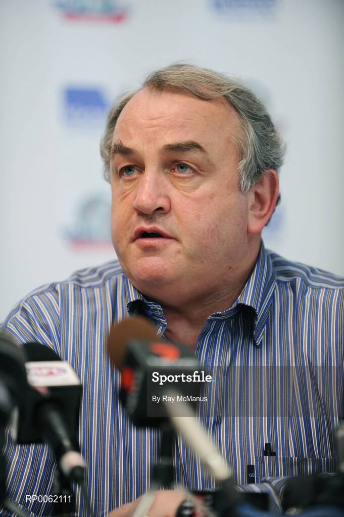 23 October 2008; Gaa President Nickey Brennan speaking at a press conference in advance of the Australia v Ireland International Rules game. 2008 International Rules tour, Subacio Oval, Perth, Australia. Picture credit: Ray McManus / SPORTSFILE