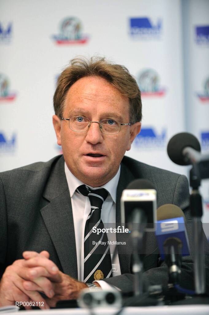 23 October 2008; GAA head of games Pat Daly speaking at a press conference in advance of the Australia v Ireland International Rules game. 2008 International Rules tour, Subacio Oval, Perth, Australia. Picture credit: Ray McManus / SPORTSFILE