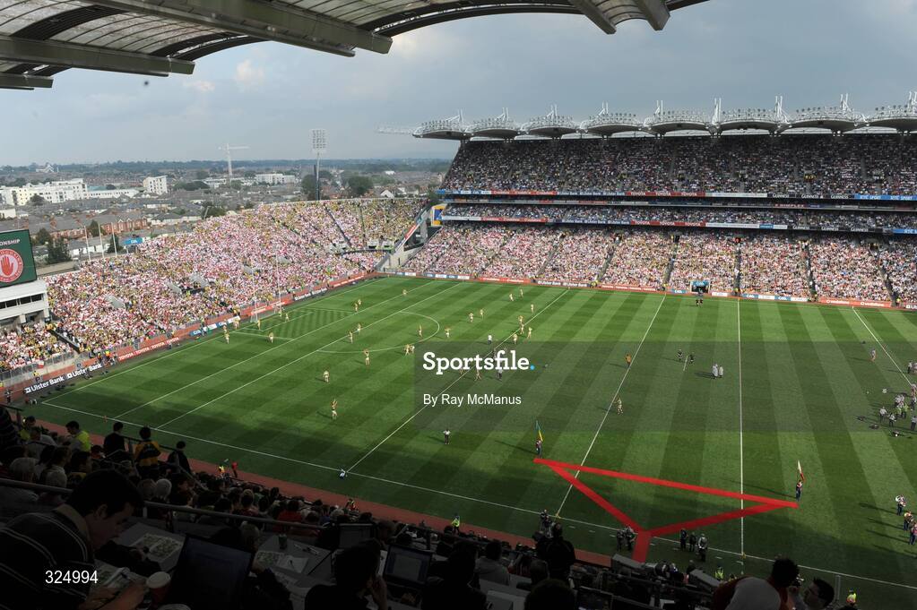21 September 2008; A general view of Croke Park before the game. GAA Football All-Ireland Senior Championship Final, Kerry v Tyrone, Croke Park, Dublin. Picture credit: Ray McManus / SPORTSFILE